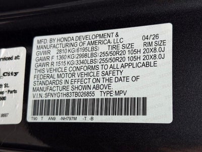 2026 Honda Pilot Elite