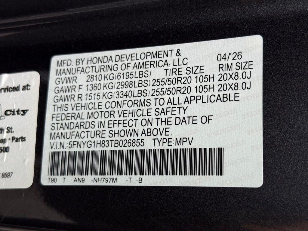 2026 Honda Pilot Elite
