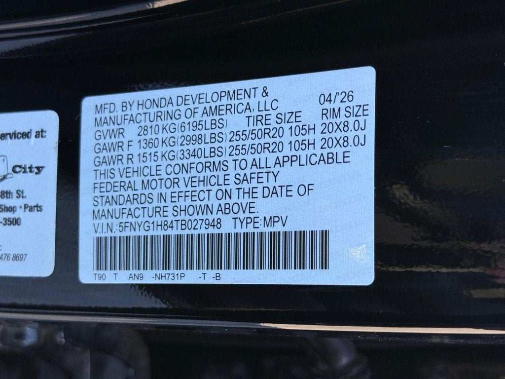 2026 Honda Pilot Elite