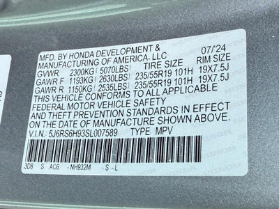 2025 Honda CR-V Hybrid Sport Touring