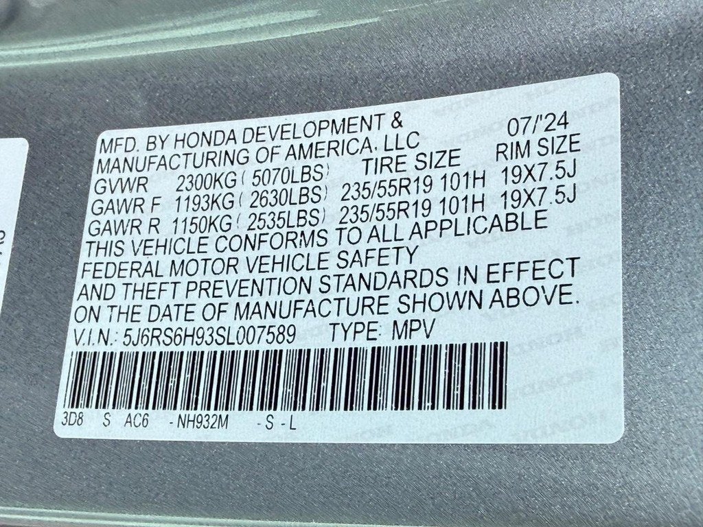2025 Honda CR-V Hybrid Sport Touring
