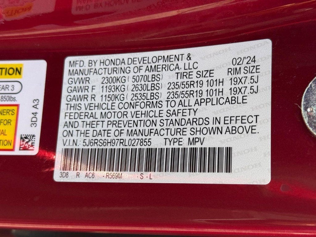 2024 Honda CR-V Hybrid Sport Touring