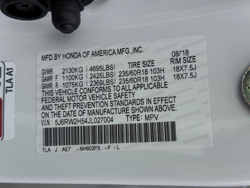 2018 Honda CR-V EX