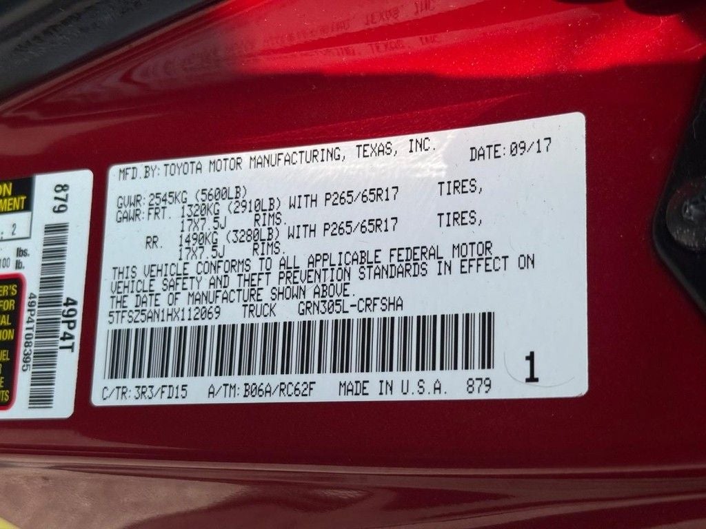 2017 Toyota Tacoma TRD Sport V6