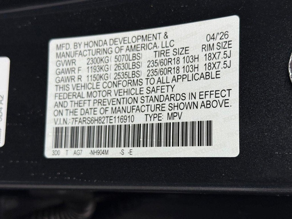 2026 Honda CR-V Hybrid Sport-L
