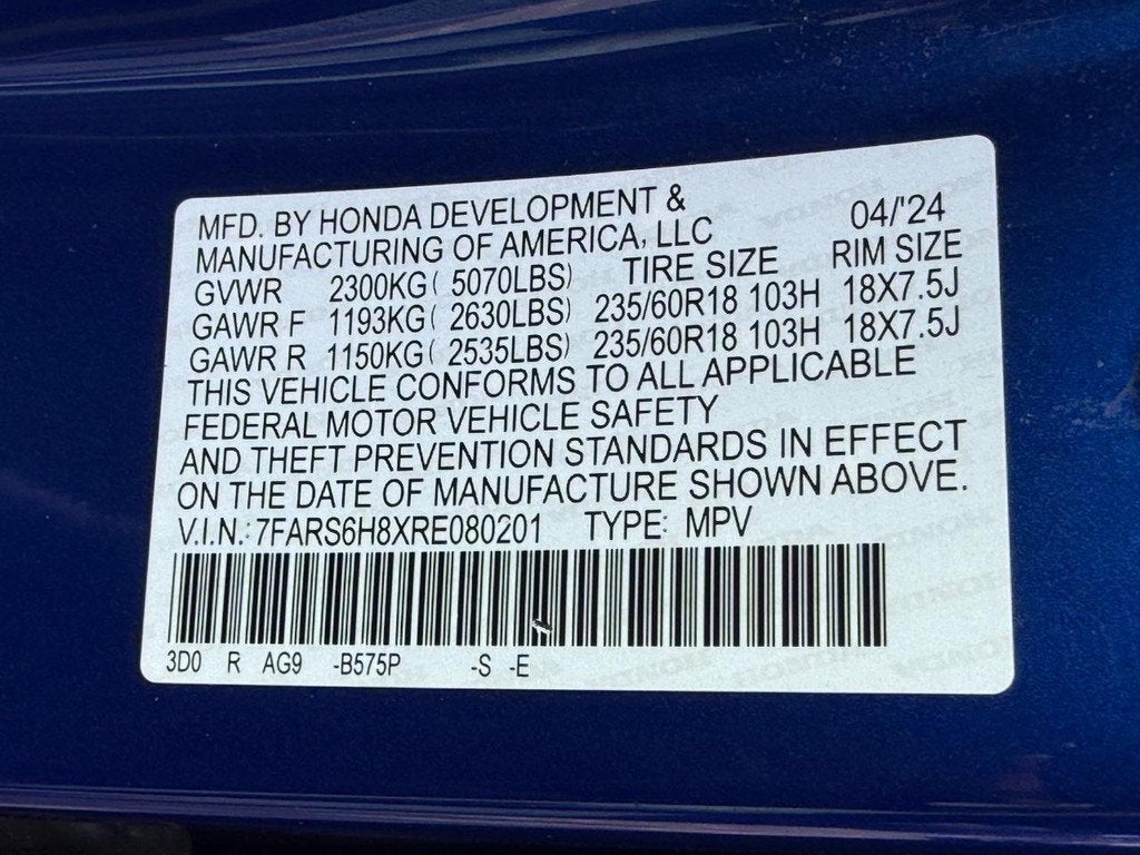 2024 Honda CR-V Hybrid Sport-L
