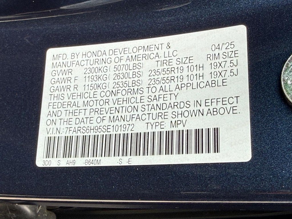 2025 Honda CR-V Hybrid Sport Touring
