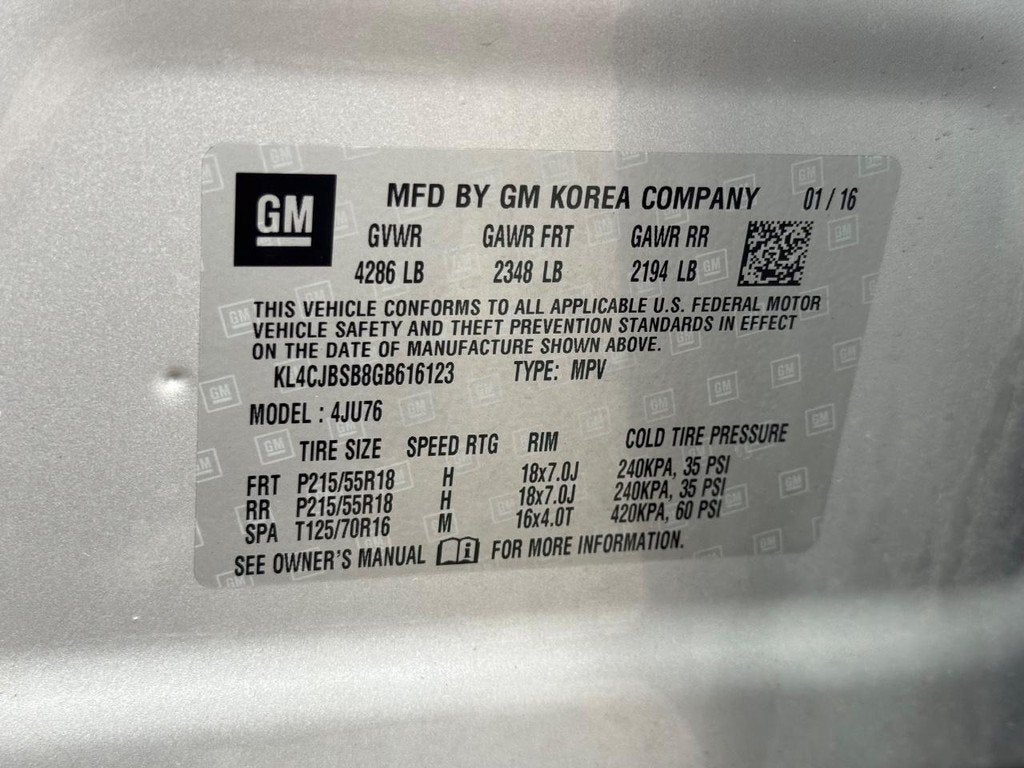 2016 Buick Encore Convenience