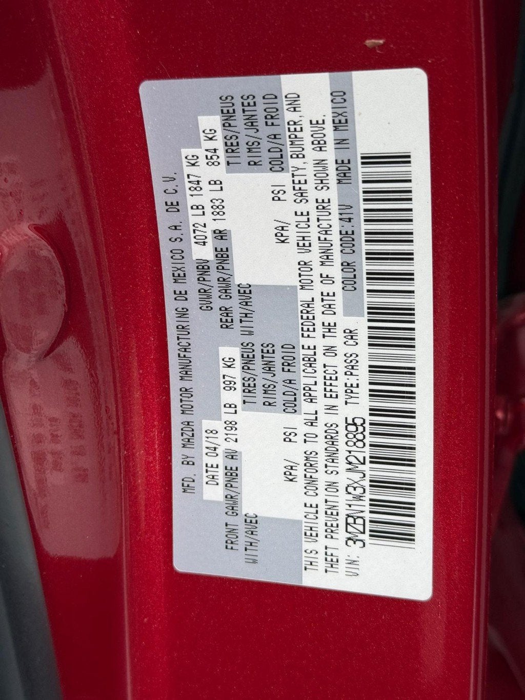 2018 Mazda Mazda3 Grand Touring