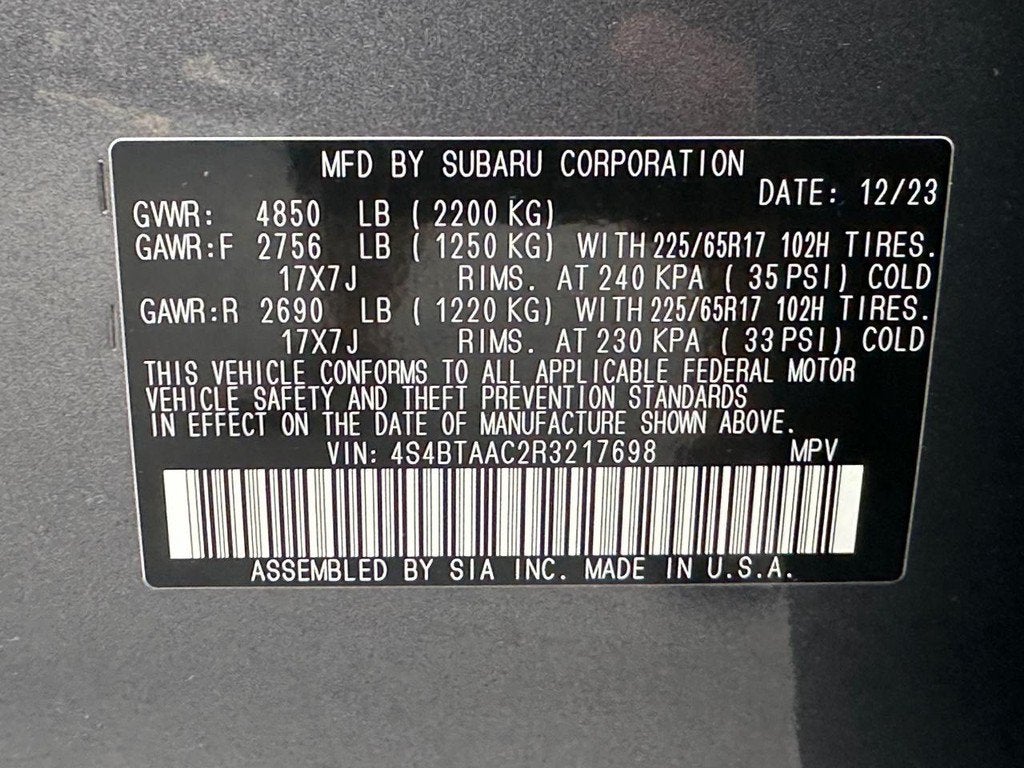 2024 Subaru Outback 2.5i