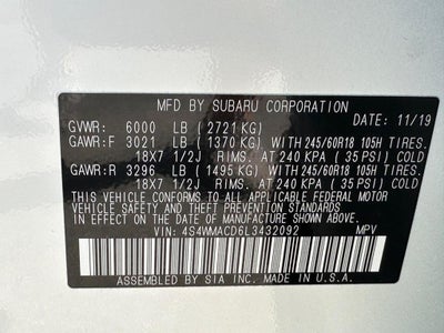 2020 Subaru Ascent Premium