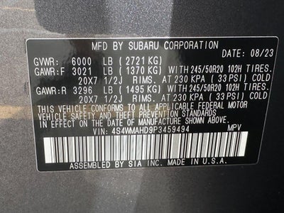 2023 Subaru Ascent Onyx Edition