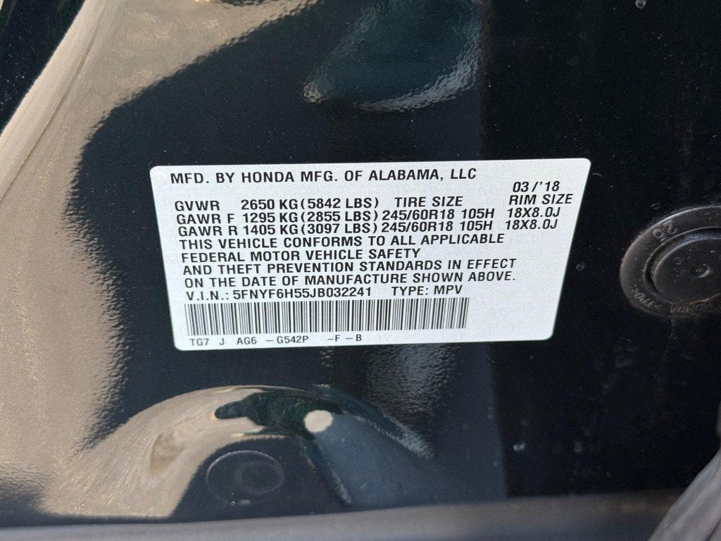 2018 Honda Pilot EX-L