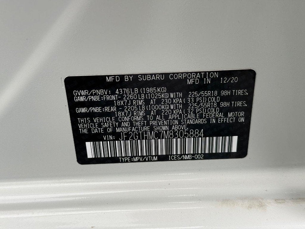 2021 Subaru Crosstrek Limited
