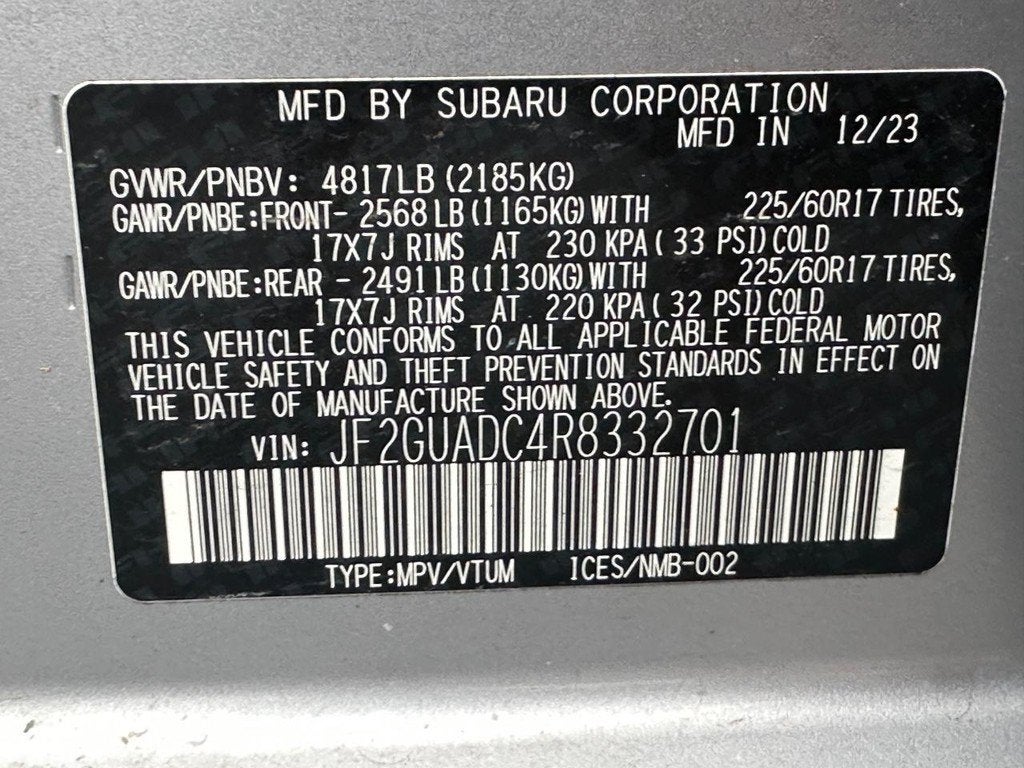 2024 Subaru Crosstrek Premium