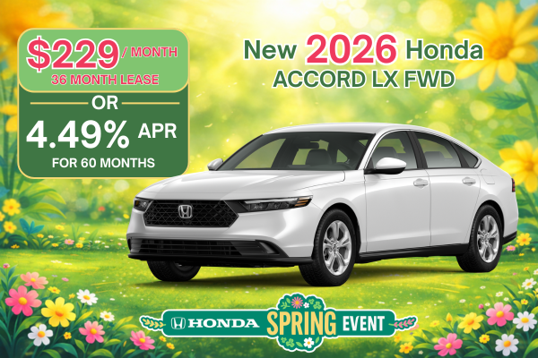 2026 Honda Accord LX FWD