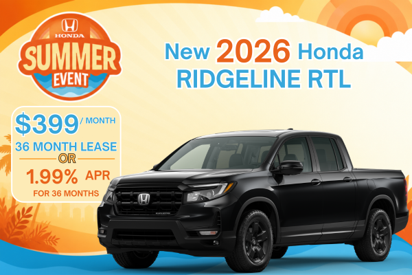 2026 Honda Ridgeline RTL AWD